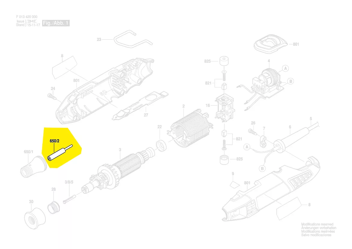 Entraînement arbre flexible 225 pour Dremel 4200